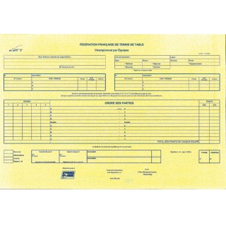 Feuilles de match 3 joueurs