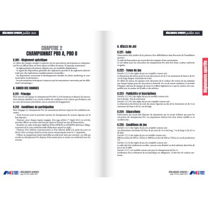 Règlements sportifs 2025 Règlements sportifs 2025