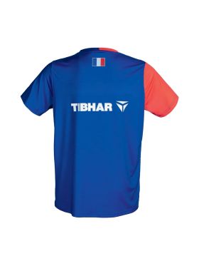 Maillot Officiel Bleu - Rouge Tibhar - Équipe de France FFTT 2025/2026