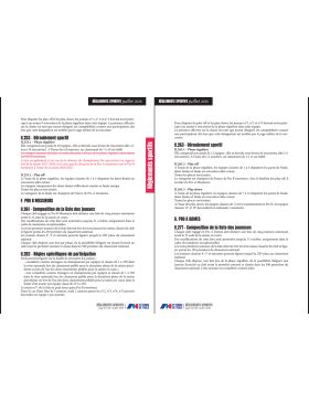 Règlements Sportifs 2026