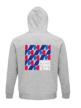 Sweat à Capuche Tibhar Pattern FFTTGRIS