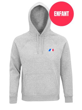 Sweat à Capuche Tibhar Pattern FFTTGRIS ENFANT