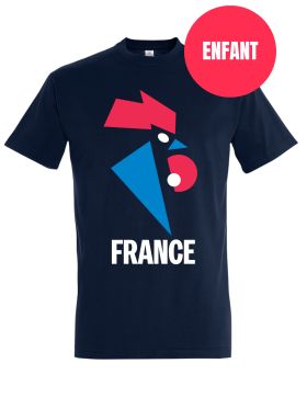 T-shirt Coq Enfant Supporter Ping-Pong - Tibhar - France Tennis de Table