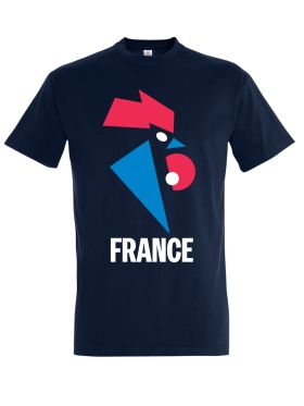 T-shirt Coq Supporter Ping-Pong - Tibhar - France Tennis de Table